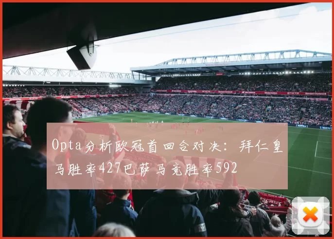 Opta分析欧冠首回合对决：拜仁皇马胜率427巴萨马竞胜率592